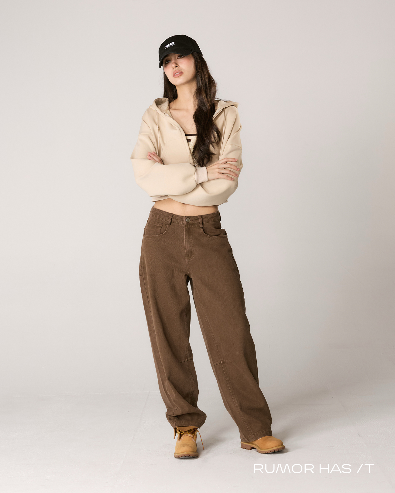 Techno Scuba Cropped Hoodie Jacket