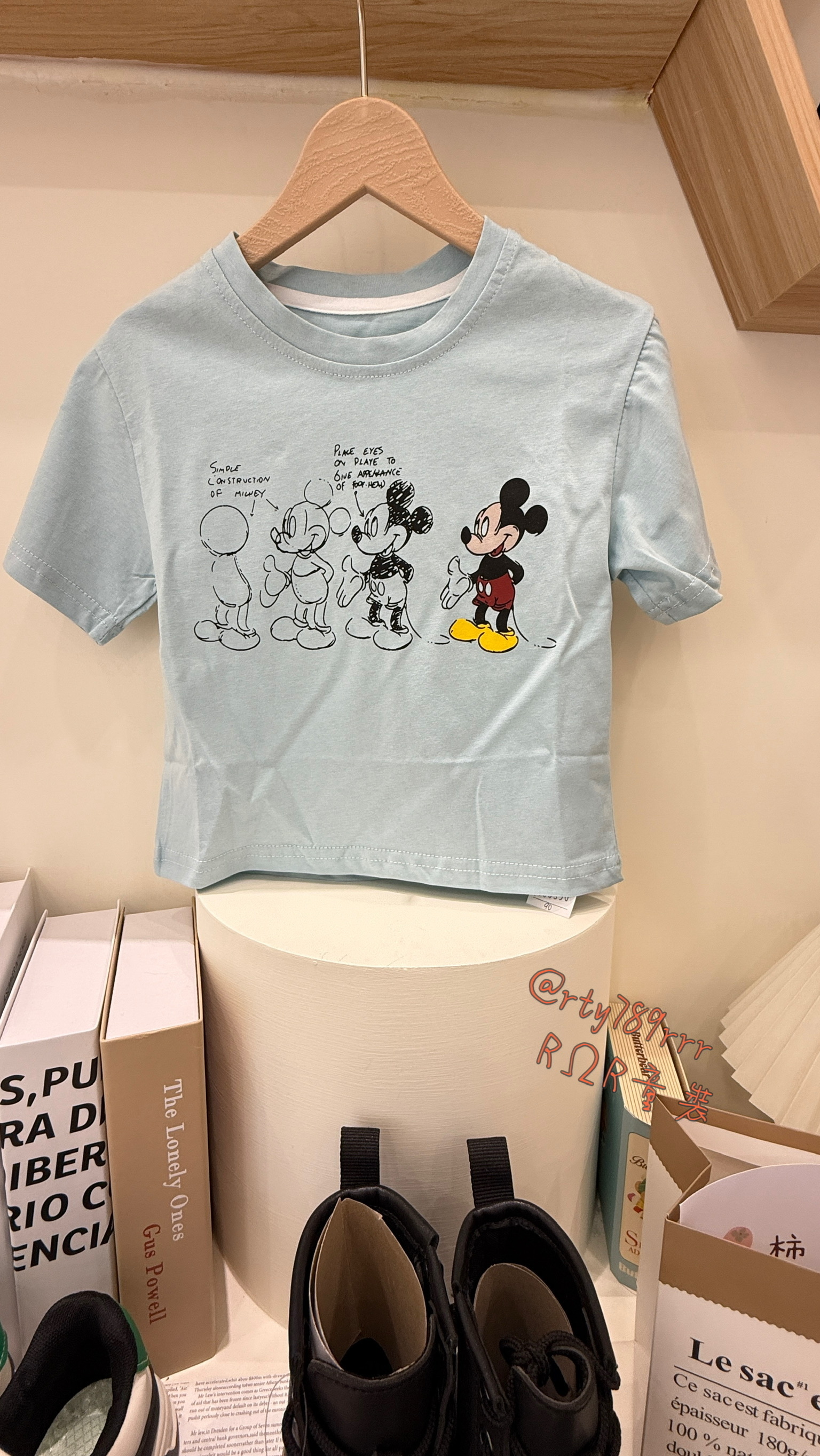 米奇塗鴉造型上衣