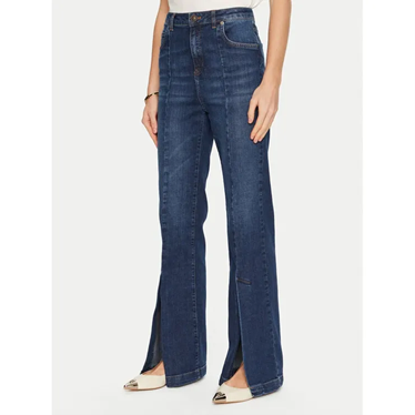 1TS0402-041 TWINSET Bootcut Fit Jeans Blue #241TP2621 (C-EU-E)