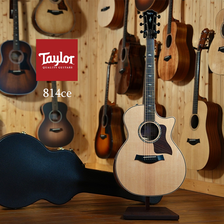 Taylor 814ce 雲杉木 全單板 V-class 電木吉他 民謠吉他 ES-2拾音器 附原廠琴盒 TLGF-814-CE