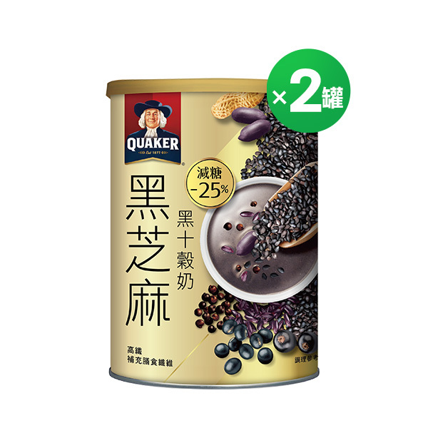 桂格 黑芝麻黑十穀奶390GX2罐組