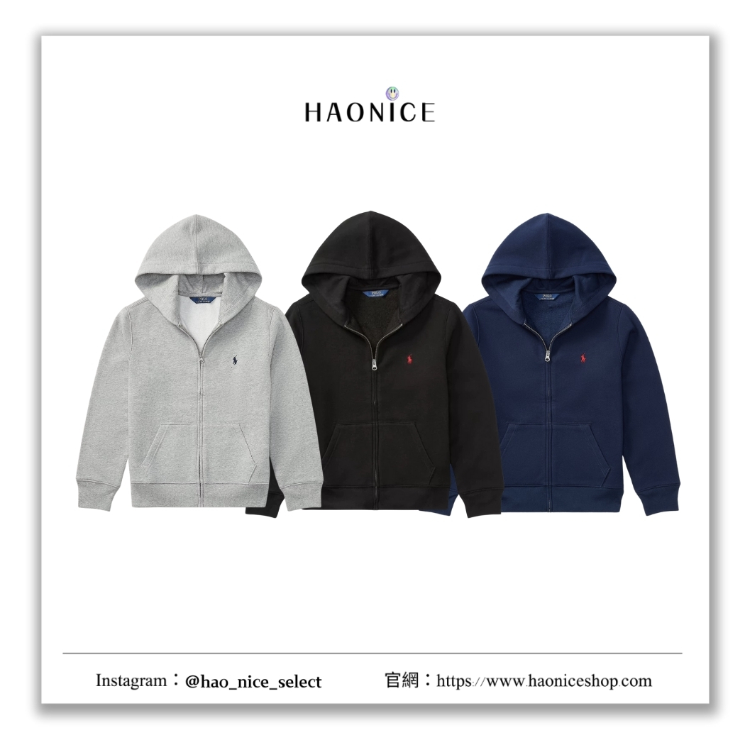 【HAO NICE】100%正品 RALPH LAUREN POLO 美國潮牌🇺🇸刺繡標誌素面刷毛外套 休閒外套