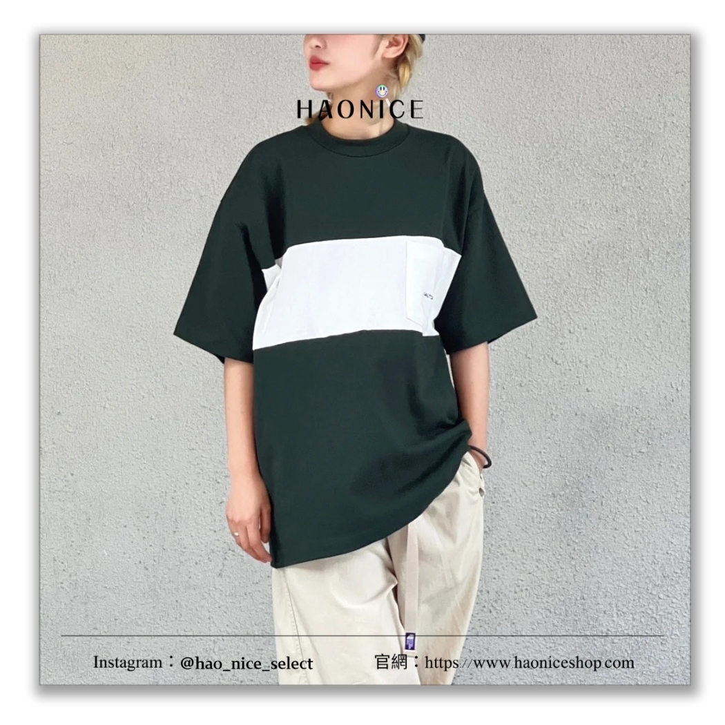 【HAO NICE】100%正品 NAUTICA 日本潮牌🇯🇵刺繡標誌跳色棉質短袖 T恤