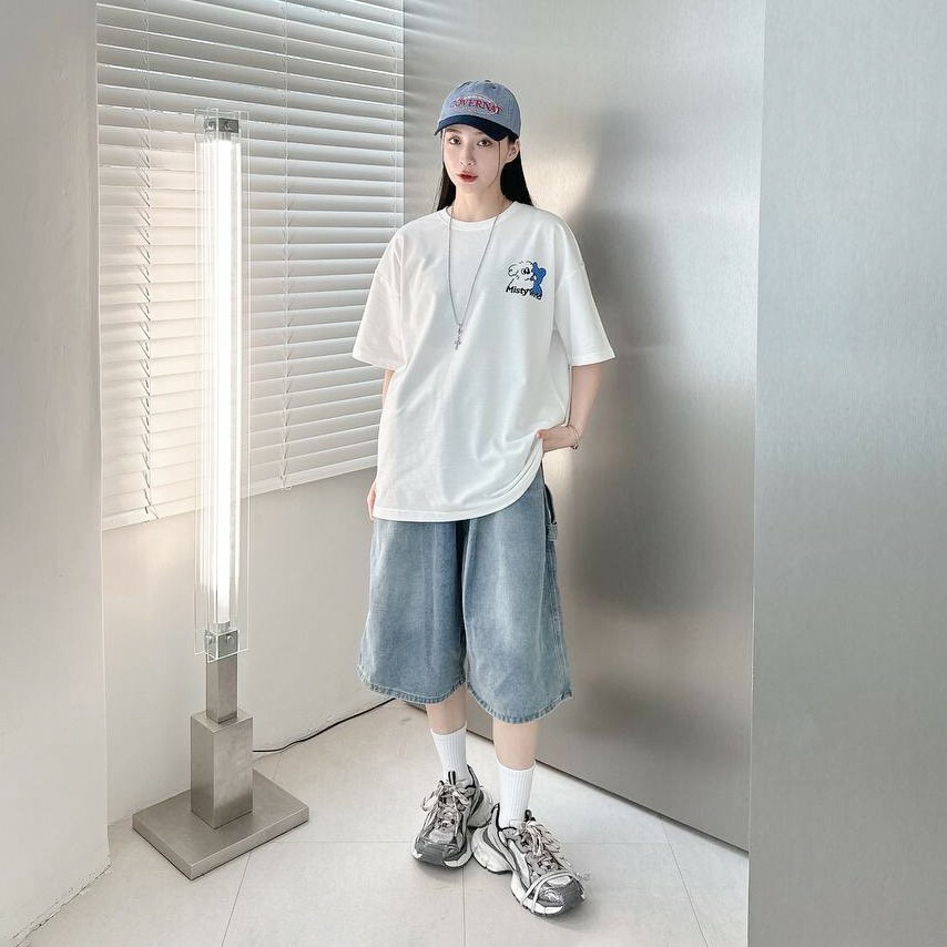 自訂款 MISTY WORLD狗狗&熊印花短T IM80862