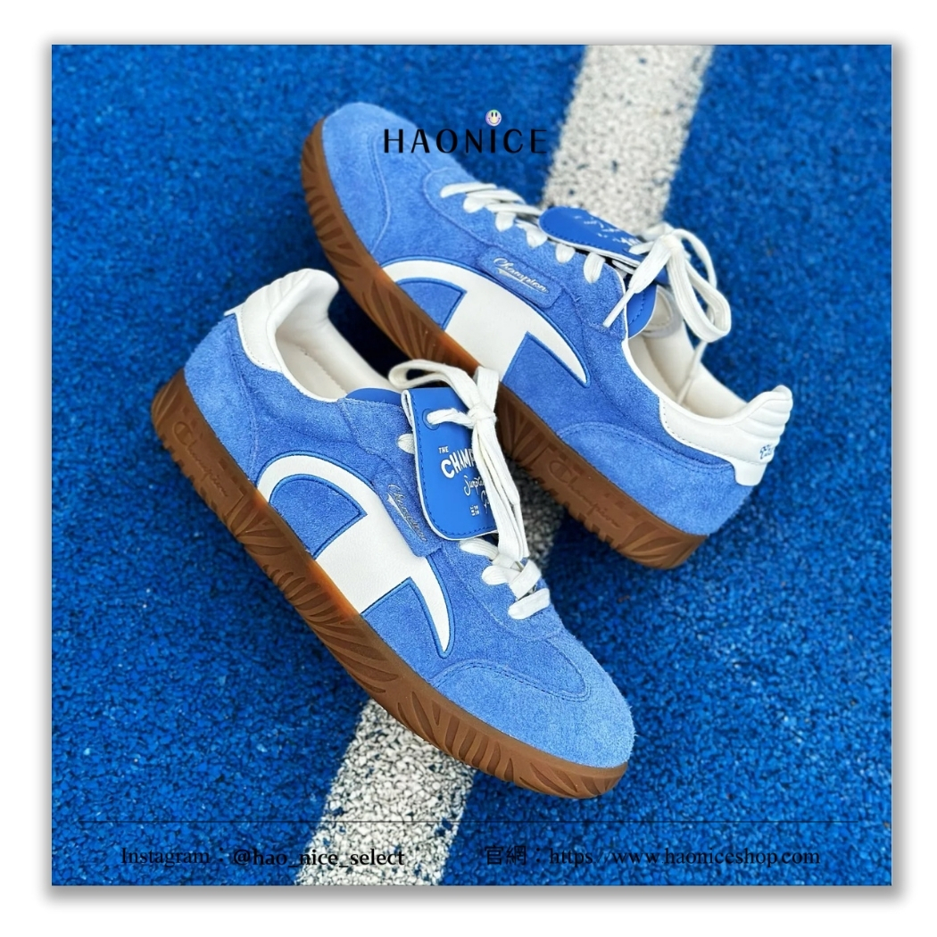 【HAO NICE】100%正品 CHAMPION 美國潮牌🇺🇸復古皮革低筒德訓鞋 板鞋