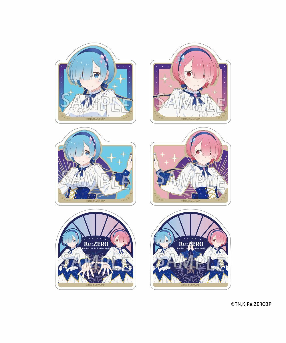 預購-｢Re:從零開始的異世界生活｣ 集換式閃亮亮徽章 拉姆與雷姆的誕生日生活2025ver. BOX販售【日本進口精品】