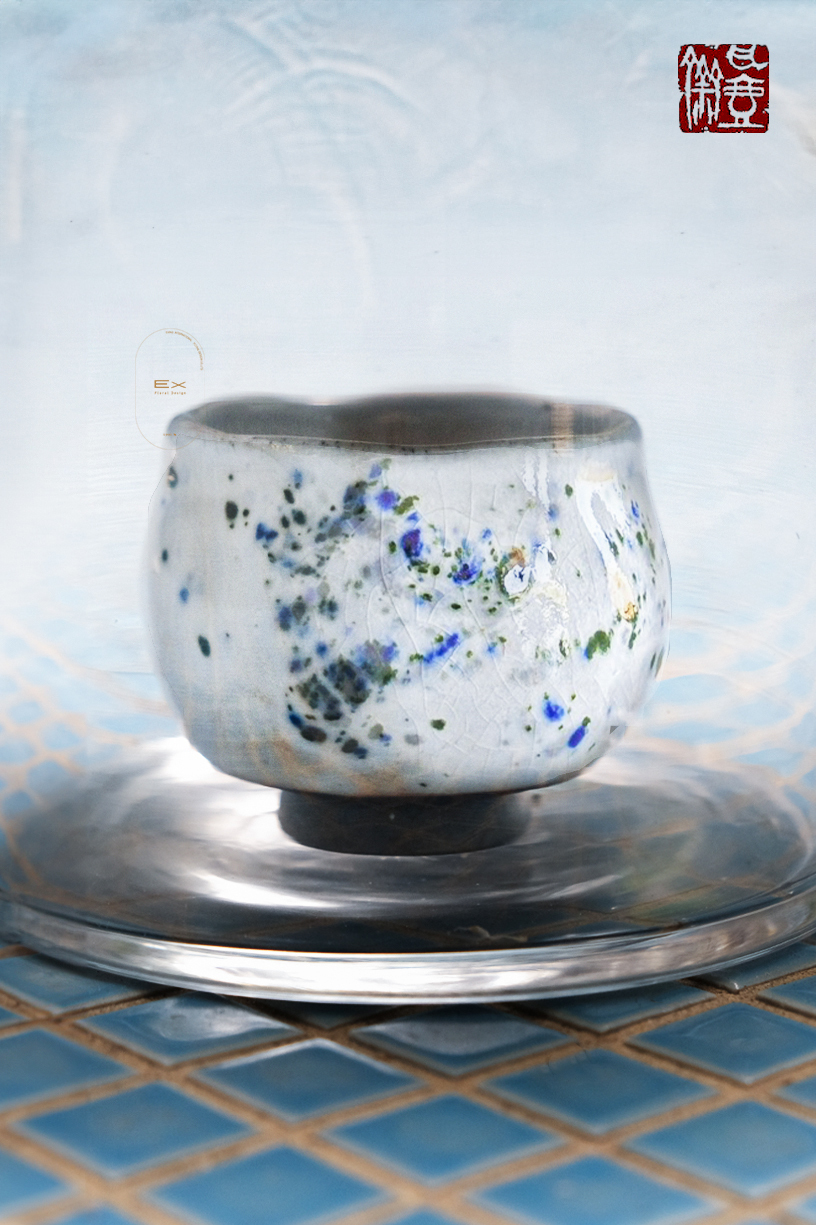 柴燒志野玫瑰杯 · 慕谷慕魚｜單品設計花禮｜母親節特別獻禮