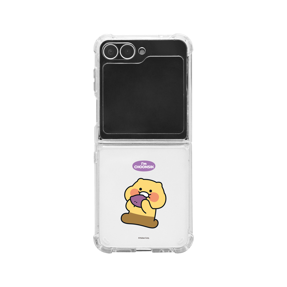 Kakao Friends - Clear Hard Case - 防撞透明手機保護硬殼 Samsung Flip S2