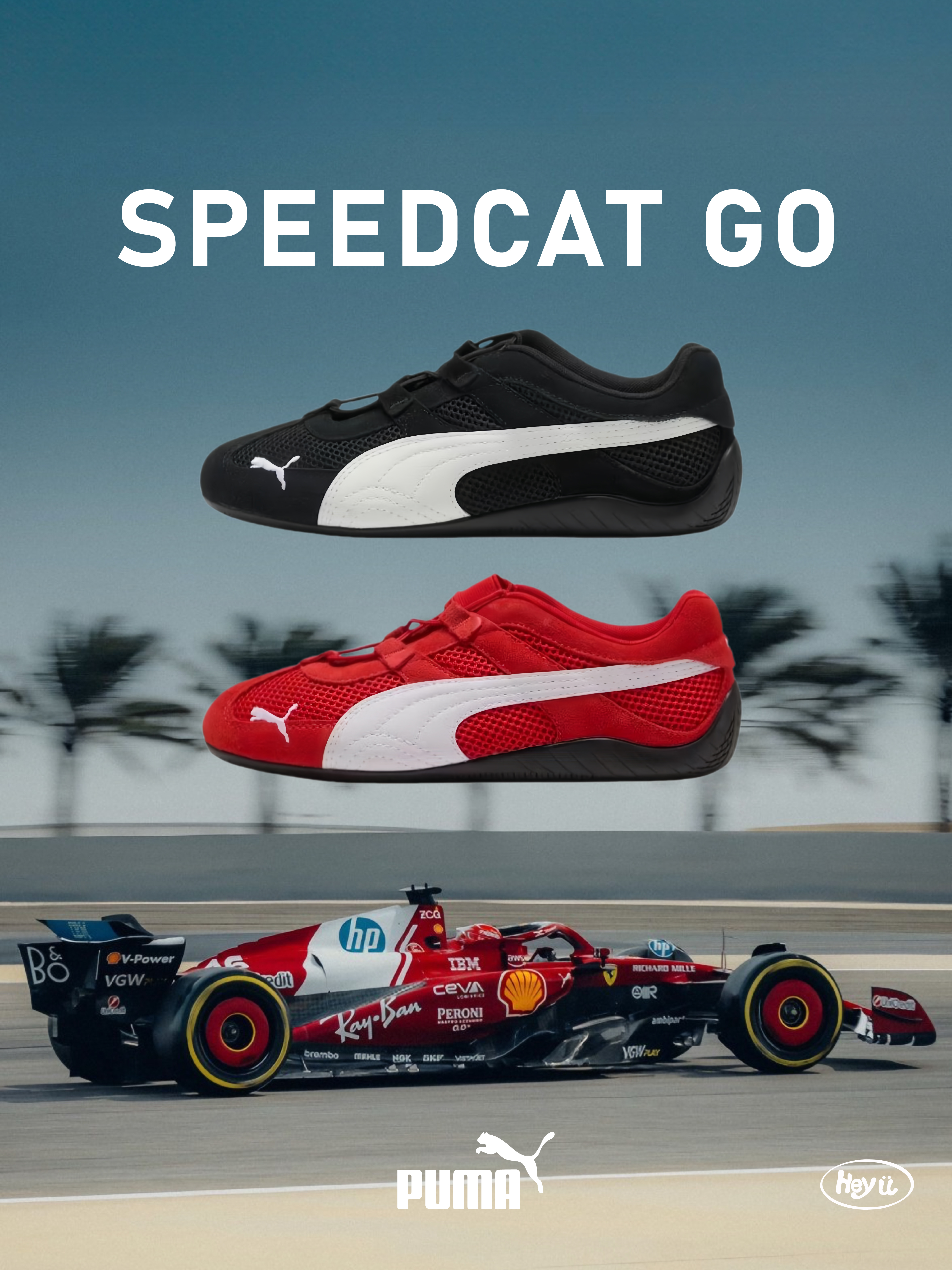 PUMA Speedcat Go (黑/紅)