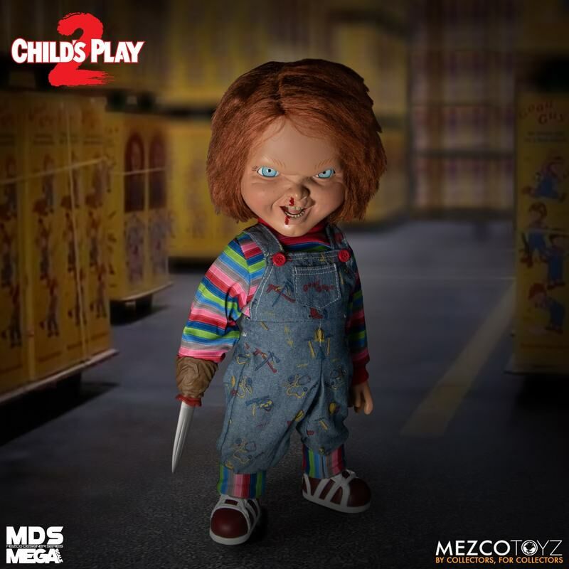 MEZCO TOYZ MDS MEGA SCALE Child's Play 2 娃鬼回魂 Talking Menacing Chucky