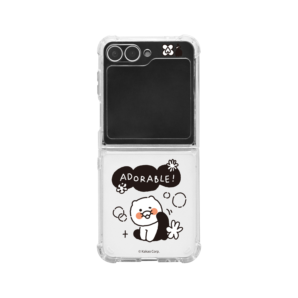 Kakao Friends - Clear Hard Case - 防撞透明手機保護硬殼 Samsung Flip S2