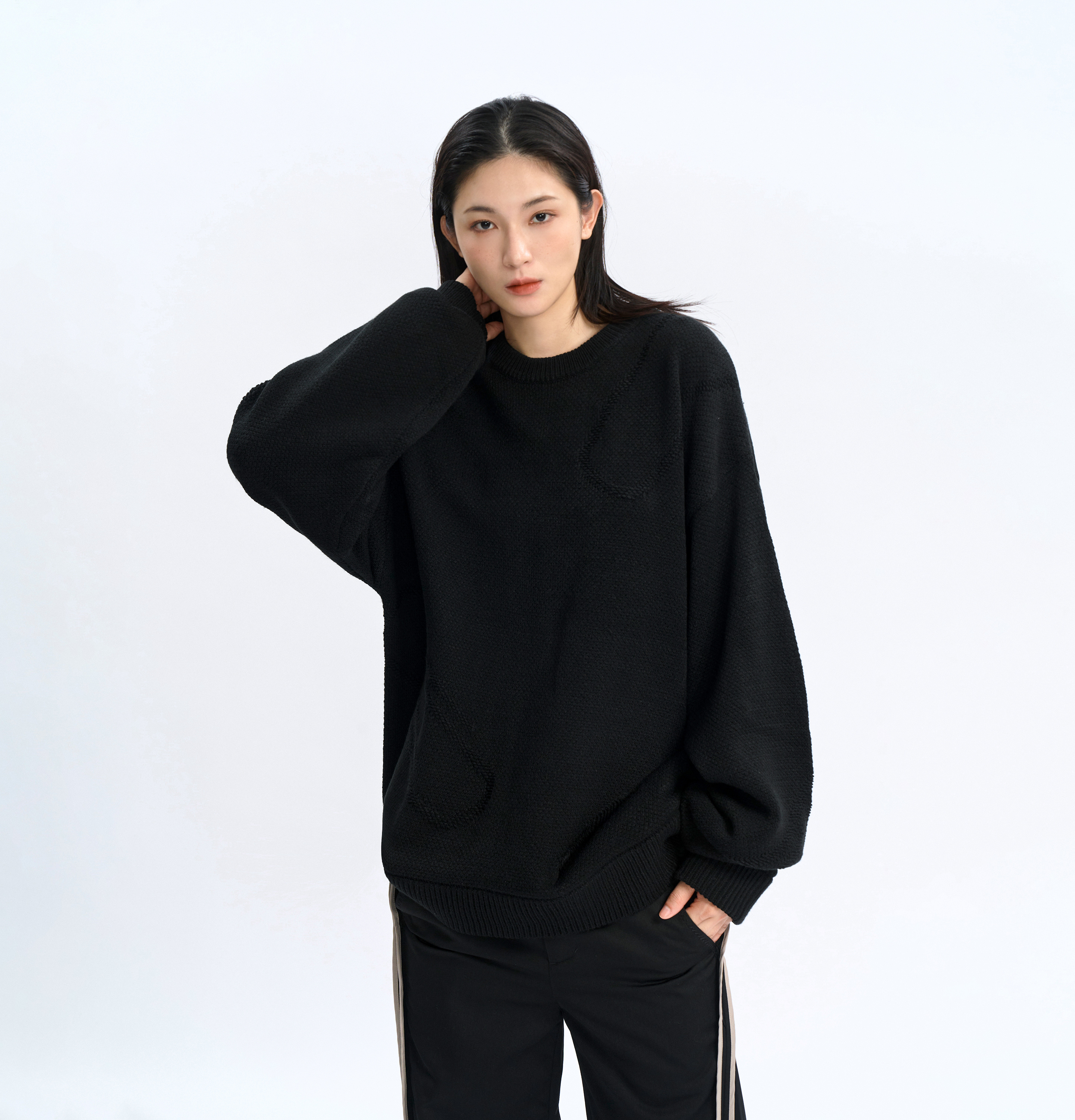 MELSIGN - “Paperclip” Knit Sweater - Black