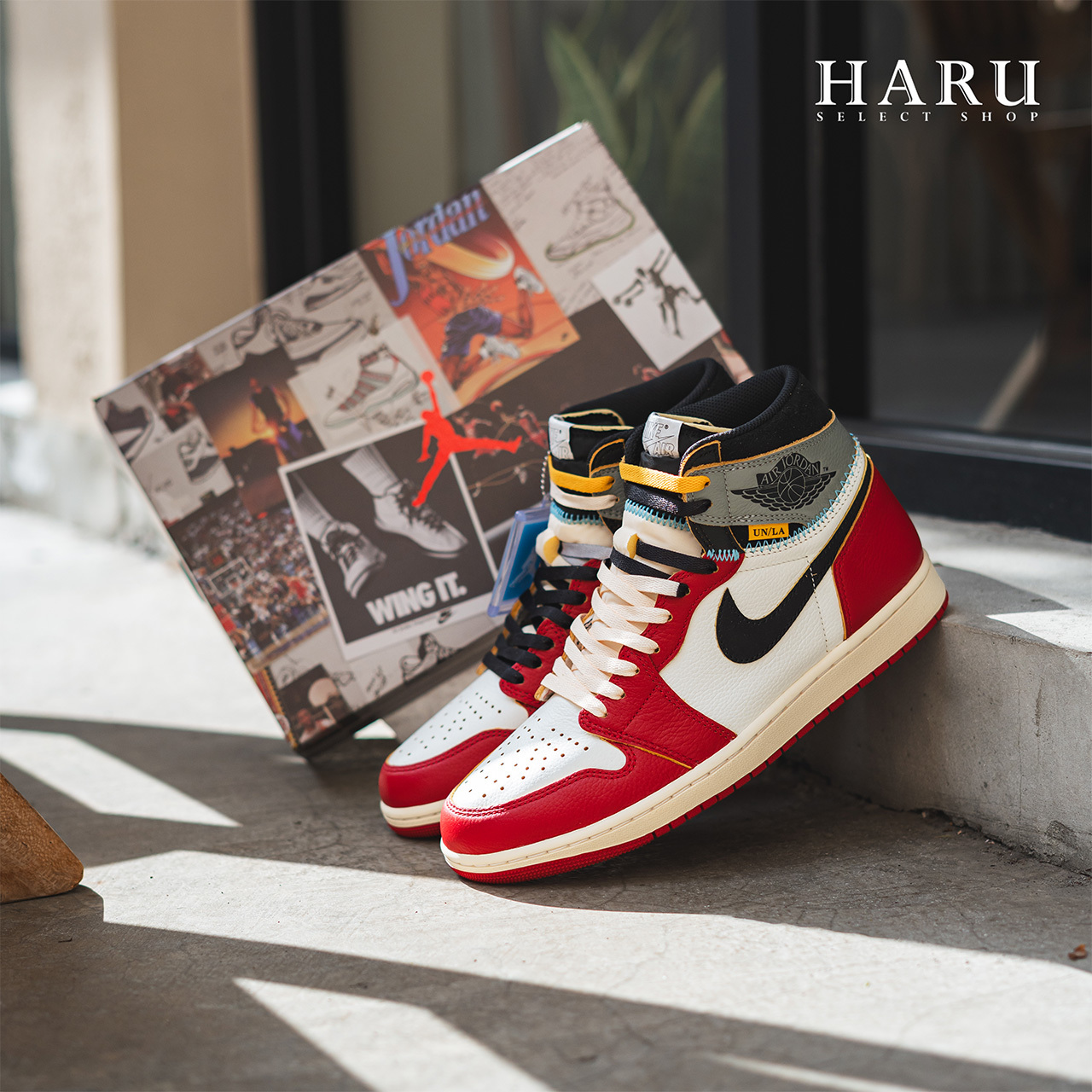 聯名款Nike AJ1 air Jordan 1 Retro High OG SP Union LA