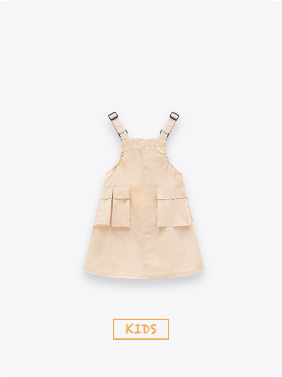 前大口袋無袖洋裝【童裝】【親子裝】