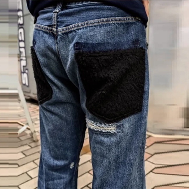 LAST SALE: JUNYA WATANABE MAN COTTON SELVEDGE DENIM PRODUCT PROCESSING CUSTOMIZATION P013 JEANS - IN STOCK NOW (現貨發售中)