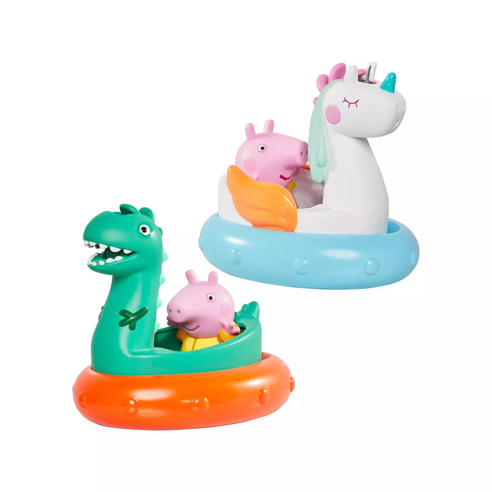 《 Peppa Pig 粉紅豬小妹 》 粉紅豬小妹-佩佩/喬治洗澡公仔組 (隨機出貨)