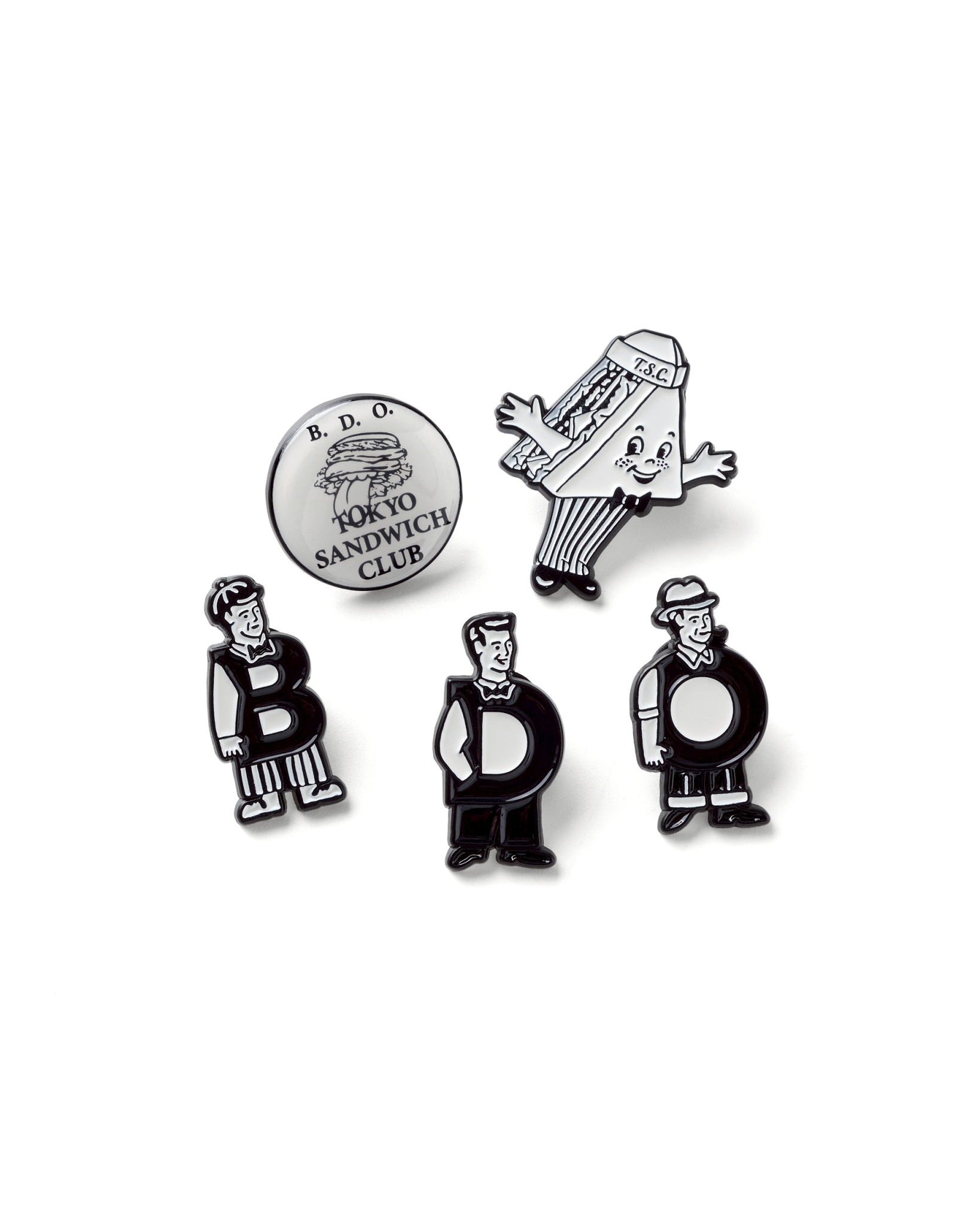 Filter017 B.D.O.金屬胸針