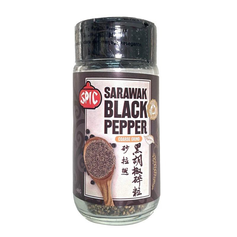 (BID75)【現貨】馬來西亞黑胡椒碎粒35g