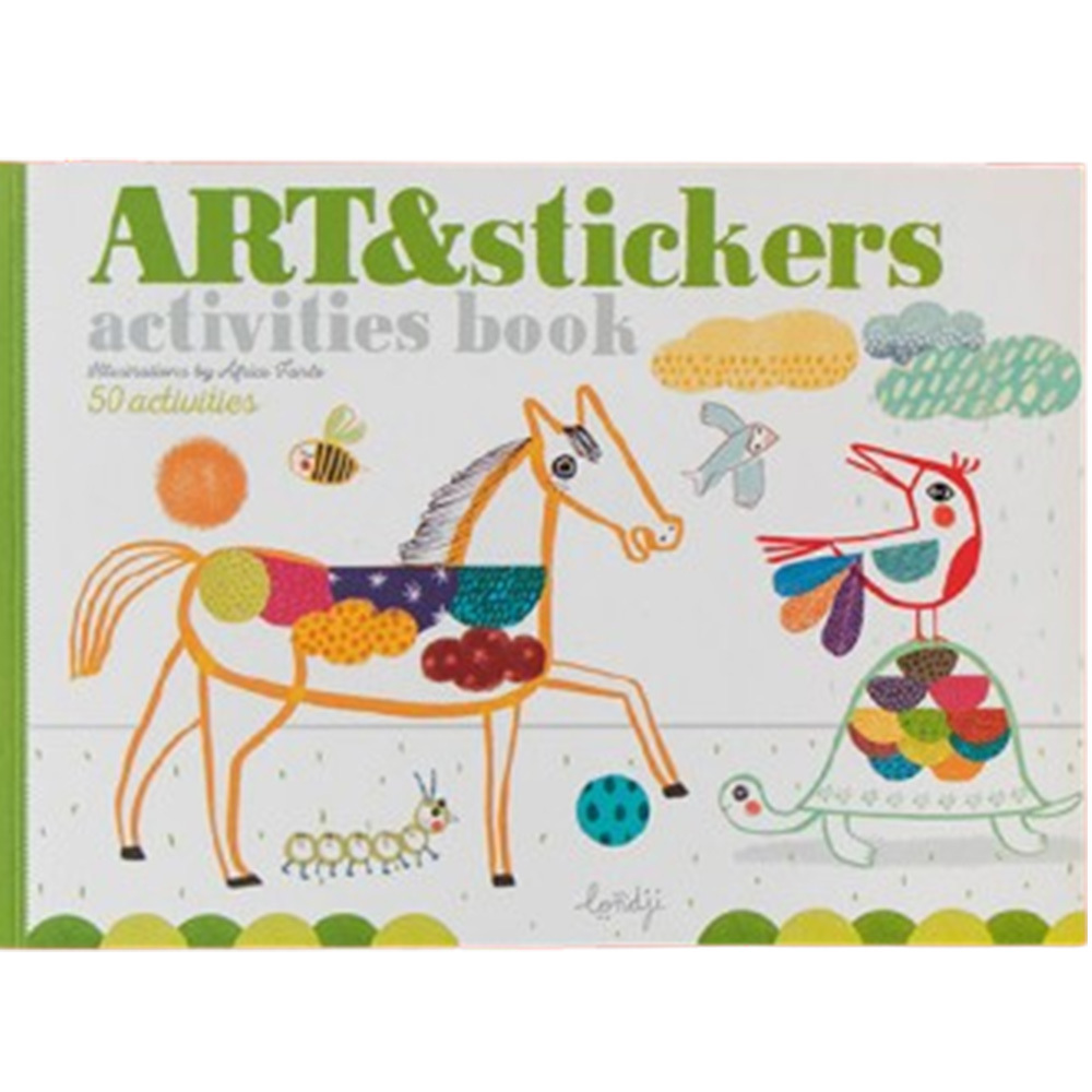 西班牙Londji 創意美術&貼紙遊戲書