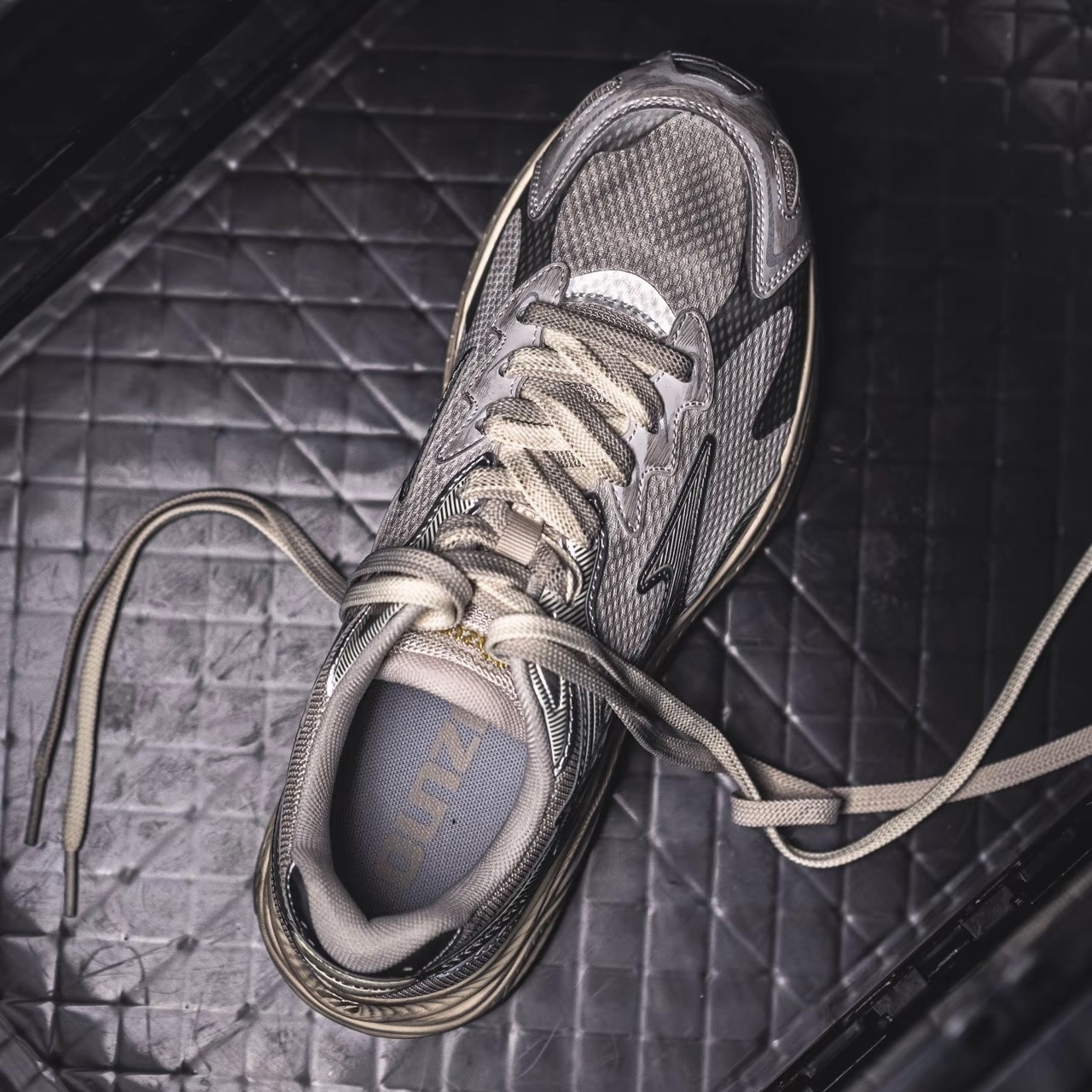 MIZUNO RACER S 美津濃 銀灰 復古做舊 慢跑鞋 休閒鞋  D1GH223518