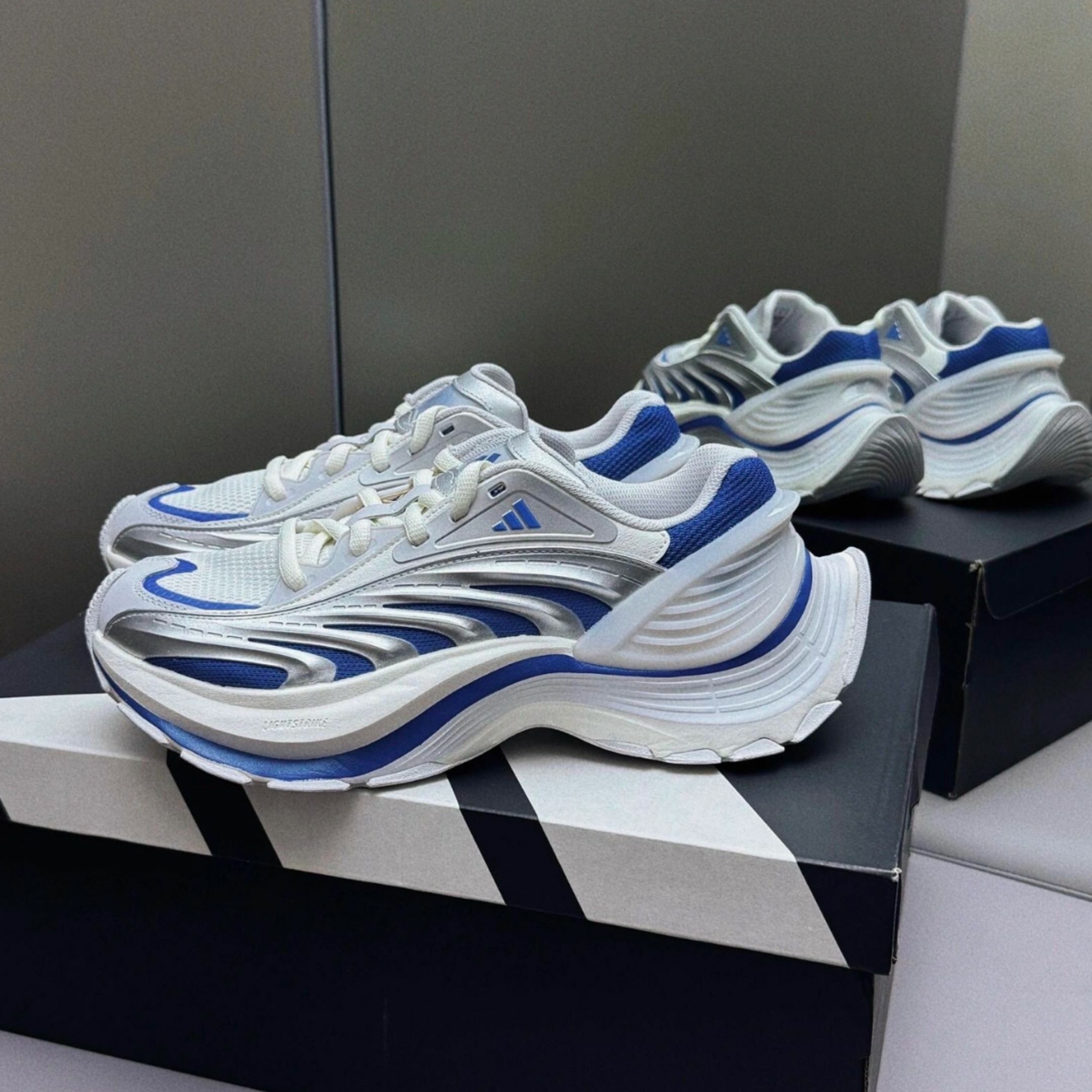 NICEDAY 代購 Adidas XLG MTW Silver Blue 銀藍 銀色 藍色 白藍 老爹鞋 復古 男鞋 JS1502