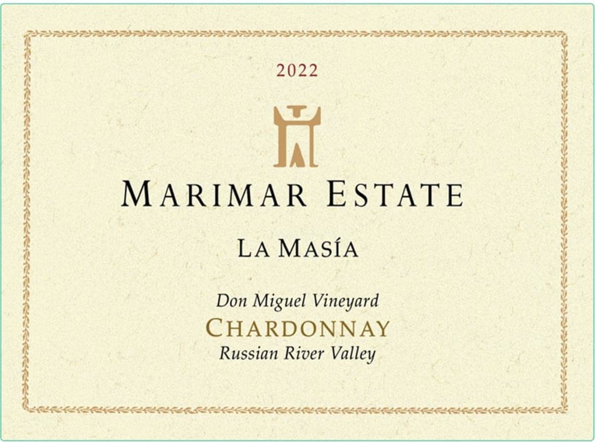 Marimar Estate Don Miguel Vineyard La Masia Chardonnay 2022