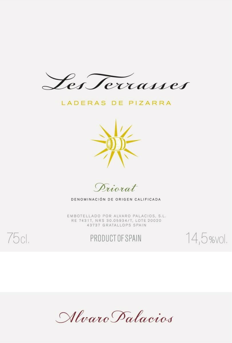 Alvaro Palacios Les Terrasses Priorat 2022 (RP95)