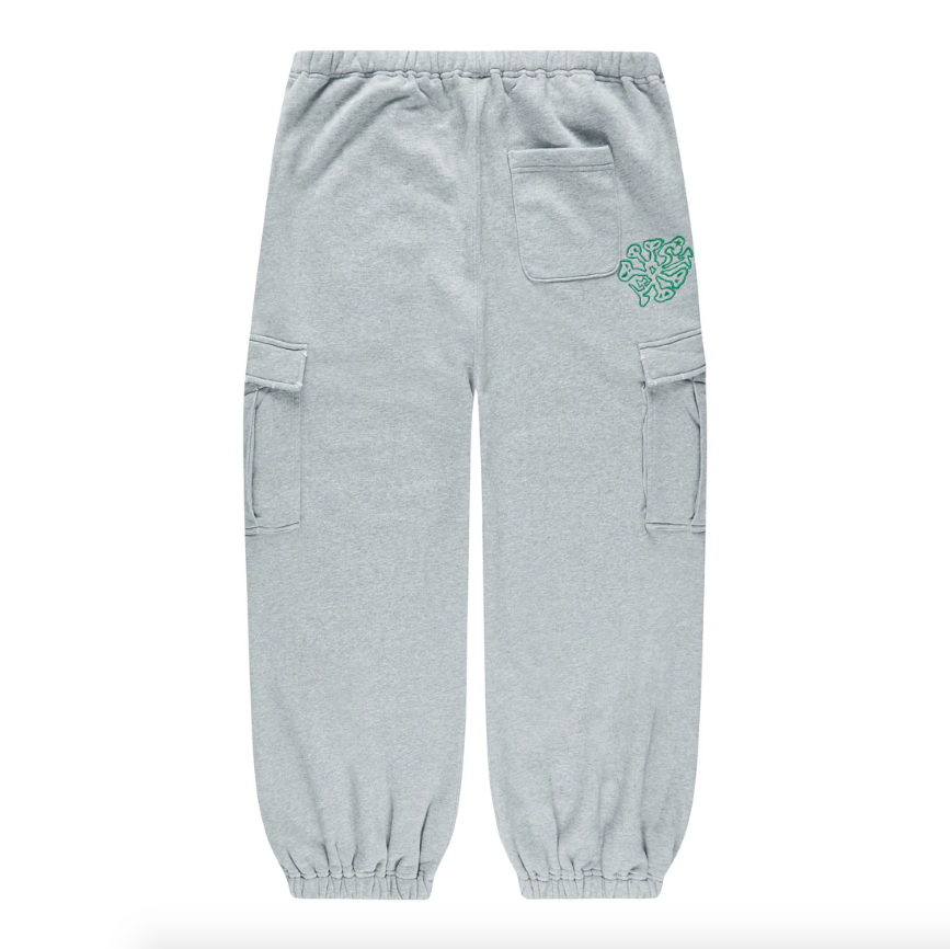 LUSIVE WORKSHOP LOGO口袋刺繡運動褲 (灰色)