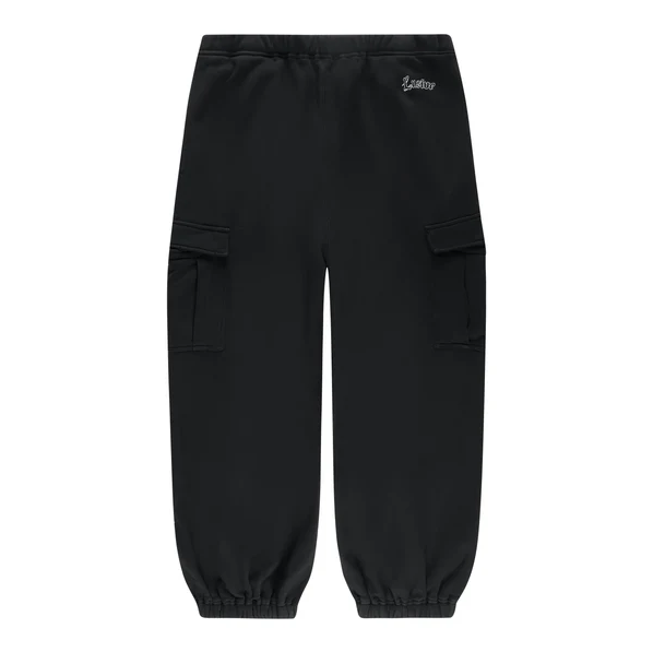 LUSIVE WORKSHOP LOGO口袋刺繡運動褲 (黑色)