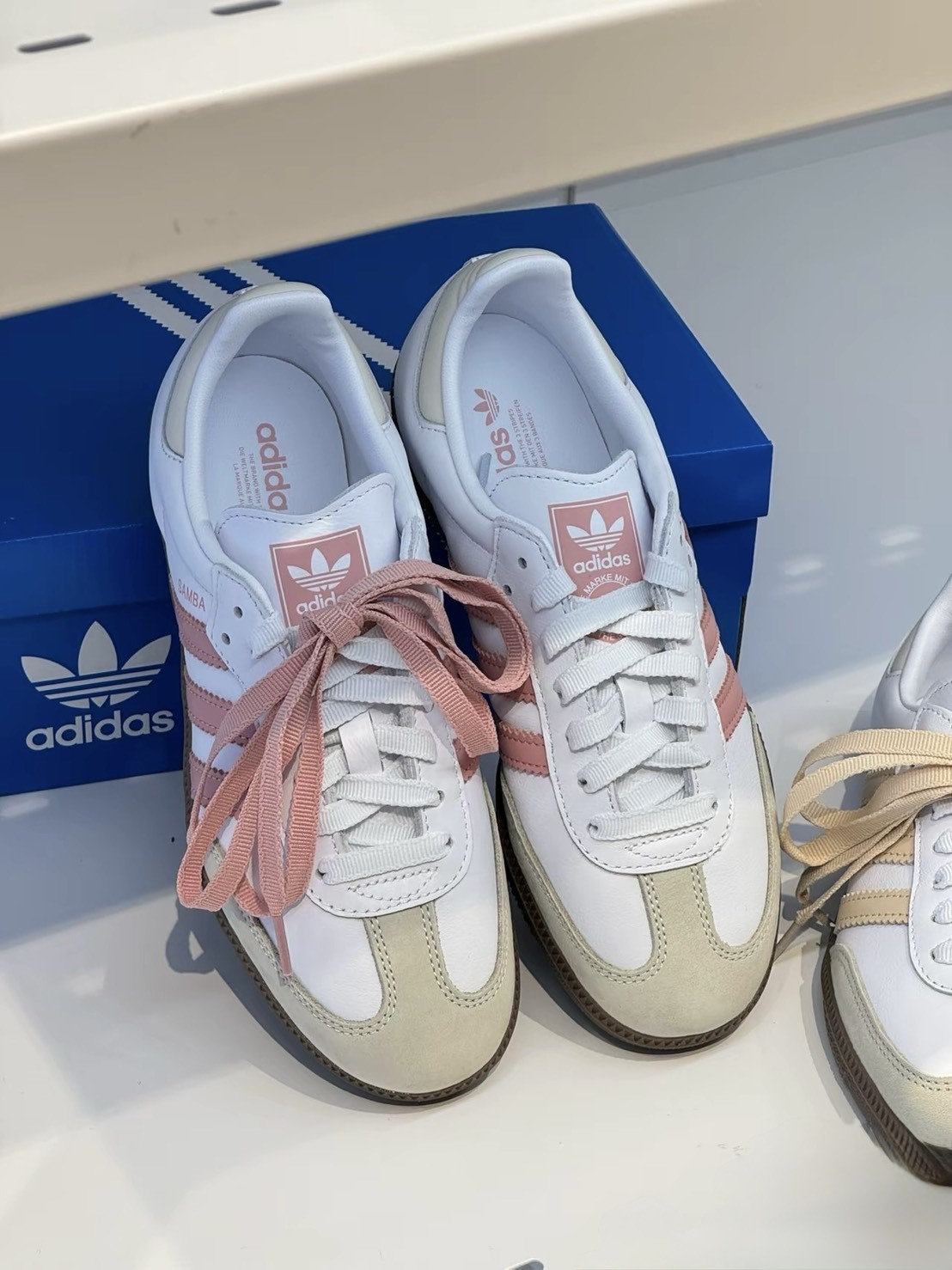 KTQ STORE ‧ ADIDAS SAMBA OG 奶黃色 米白色 焦糖底 女鞋 JH7300 珊瑚粉 JI2677