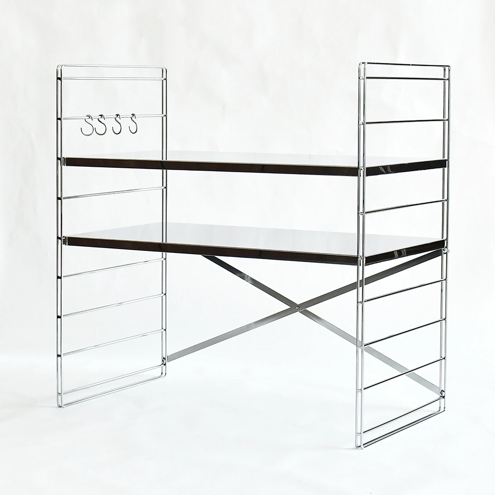 《adachi》TOASTER RACK系列日本不鏽鋼製層板可調耐重雙層置物架(60cm)