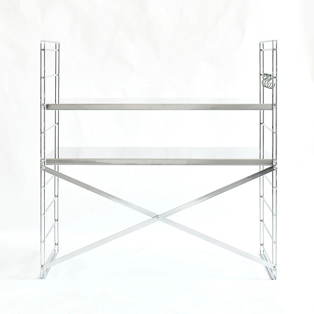 《adachi》TOASTER RACK系列日本不鏽鋼製層板可調耐重雙層置物架(60cm)