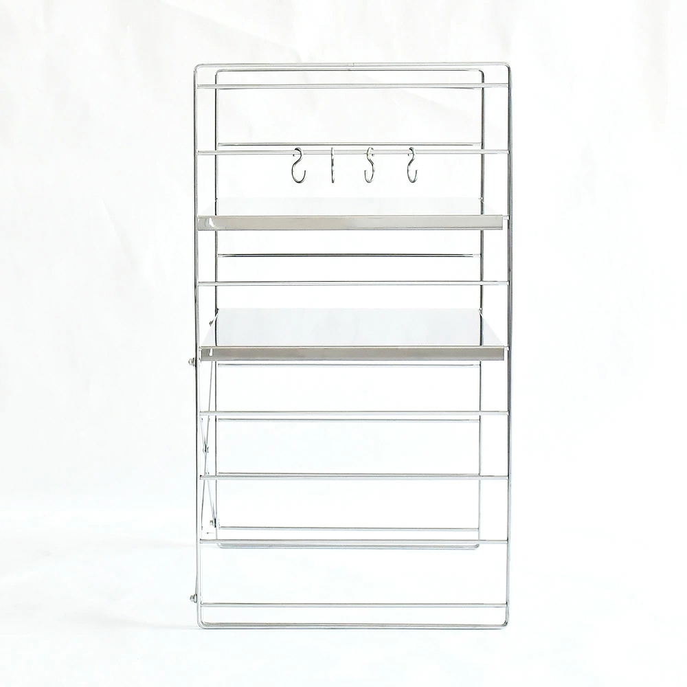 《adachi》TOASTER RACK系列日本不鏽鋼製層板可調耐重雙層置物架(60cm)