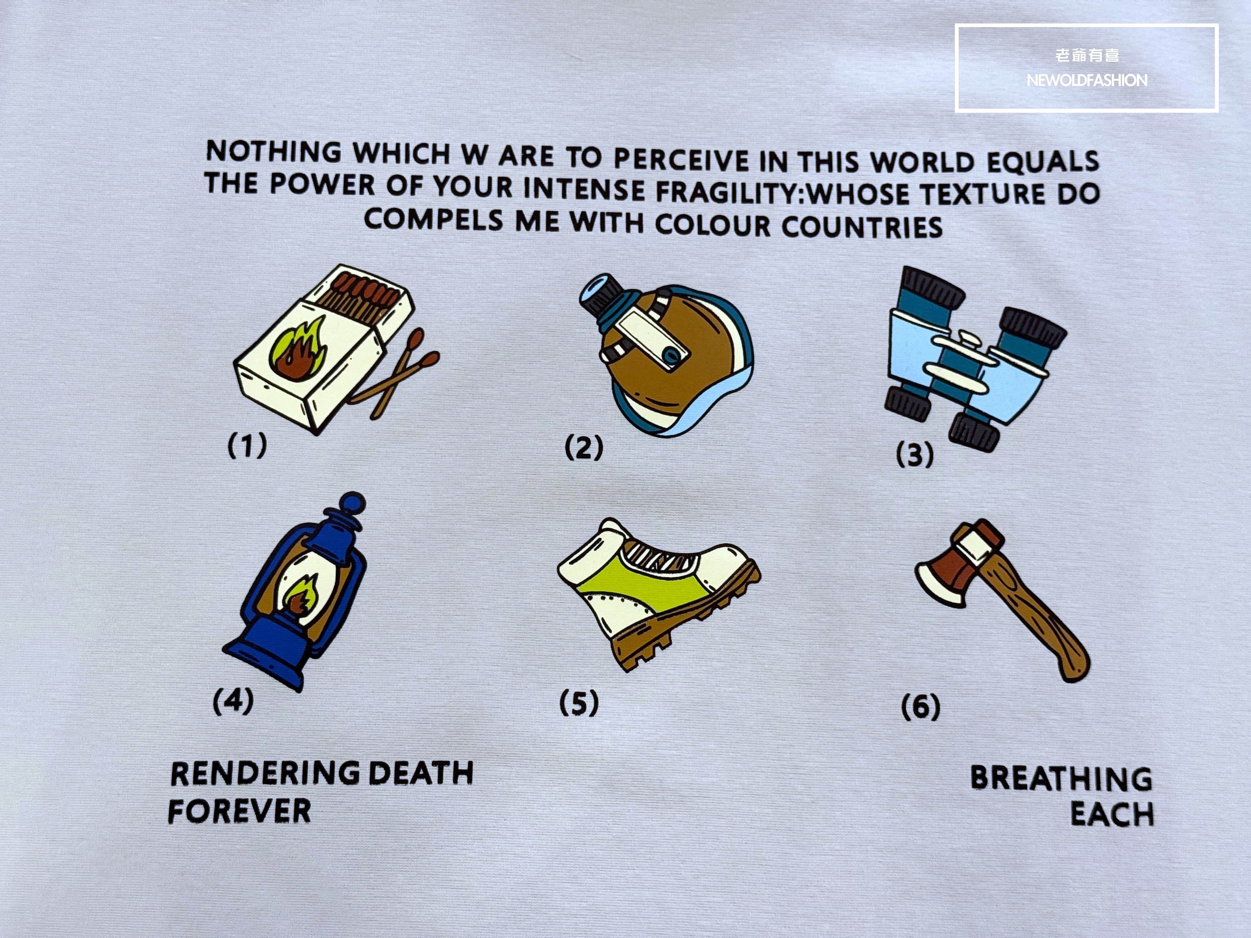 『新品上市』重磅each火柴盒短T(NOF2503N5018)-卡其