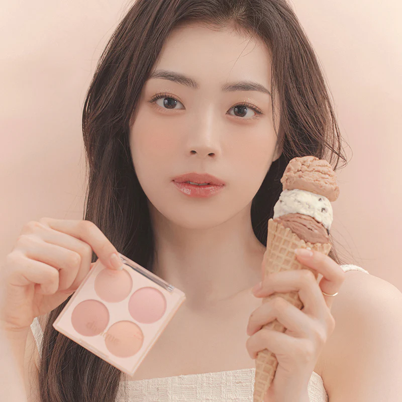 dasique 純素四色雪糕胭脂盤