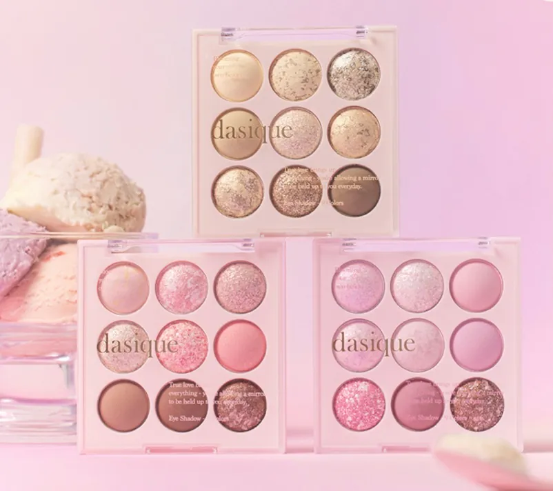 dasique 純素九色雪糕眼影盤連美甲套裝【3款色號】