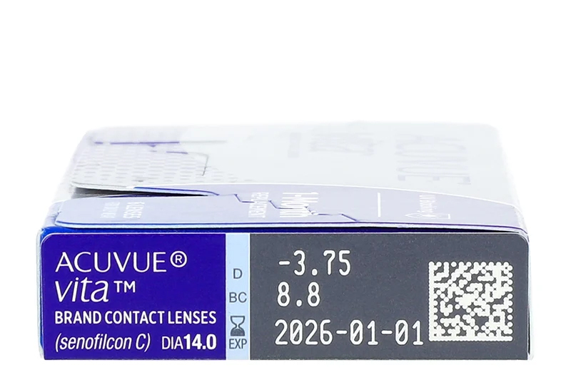 Acuvue Vita , 1 Month Clear Contact lens 6pcs/Box (-0.50 to -12.00)