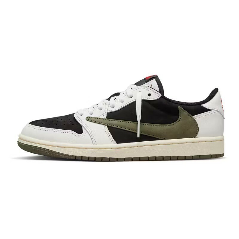 <連線代購商品>Travis Scott x  Air Jordan 1 W Olive 聯名 橄欖綠 倒鉤 DZ4137-106