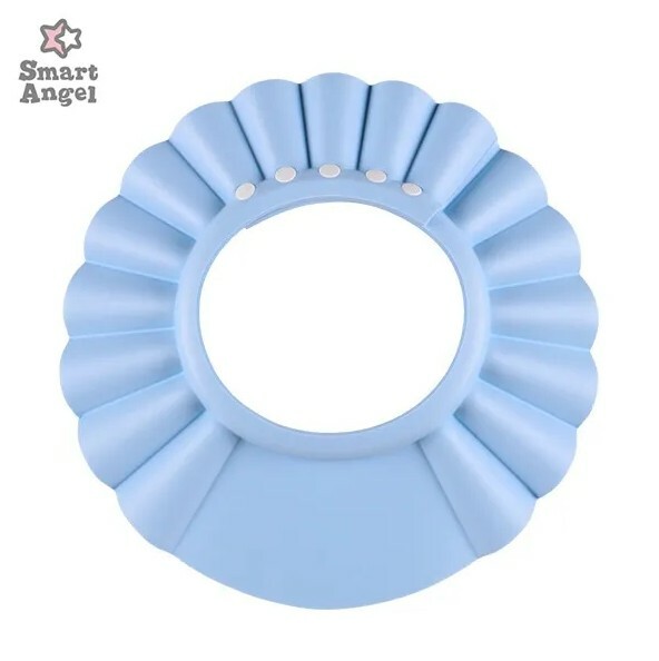【Nishimatsuya】Smart Angel Baby Hair Wash Cap Shampoo Hat (Light Blue)