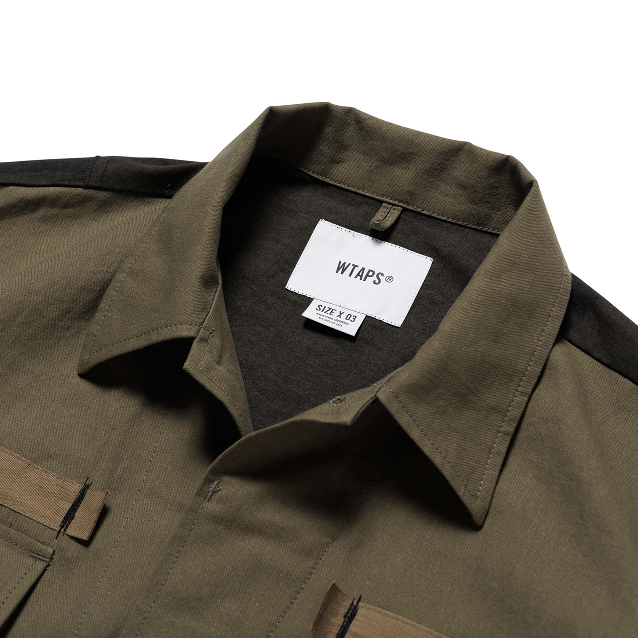 WTAPS VEINY / LS / COTTON. TWILL SHIRT-251WVDT-SHM03