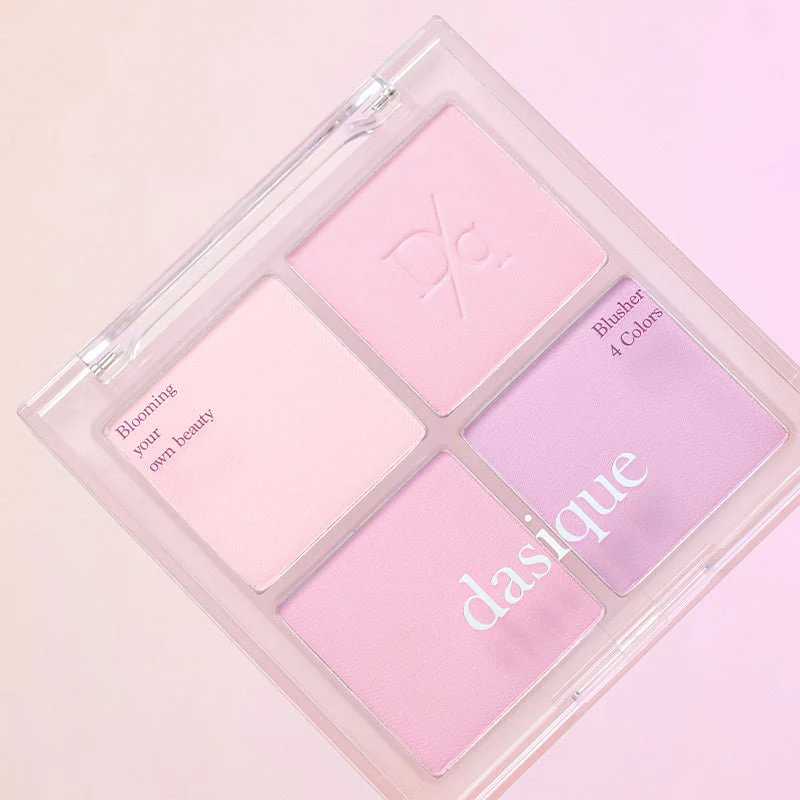 dasique 四宫格全啞光胭脂盤 #02 Cool Blending