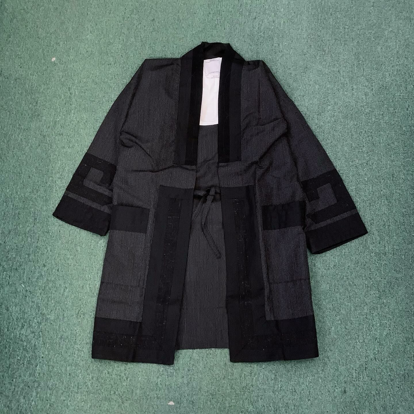 ON SALE : VISVIM RUUNPE COAT PINSTRIPE - BLACK SIZE 2 PRE ORDER ITEM (預訂中)