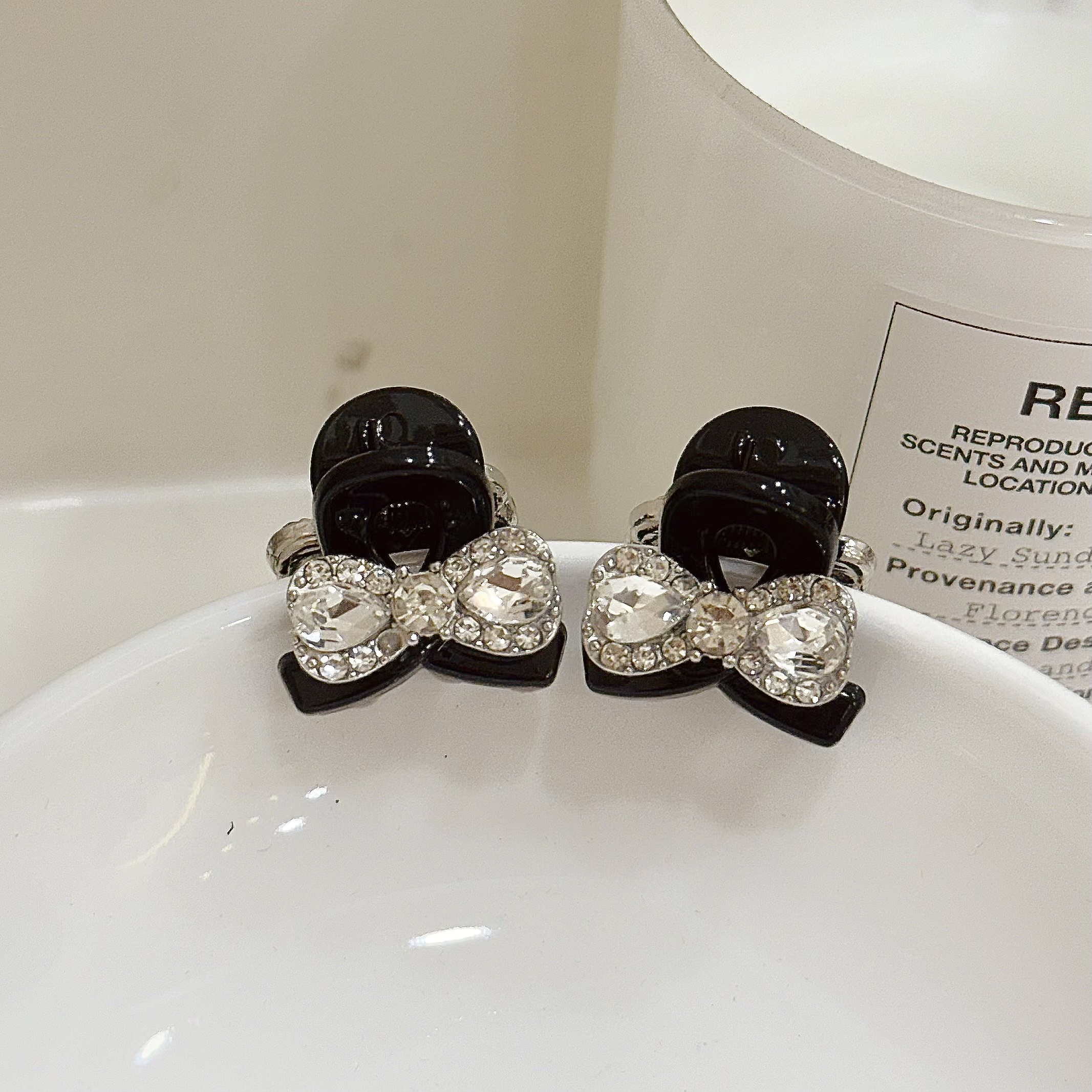 K57水鑽蝴蝶結小抓夾【單支】