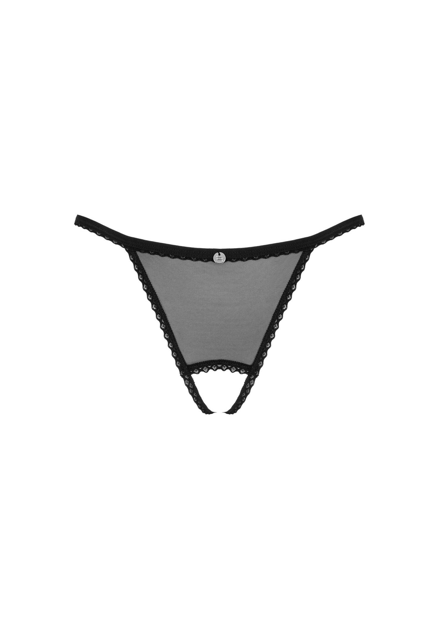 Obsessive - Celia Noir crotchless thong - XS/S/M/L/XL/XXL