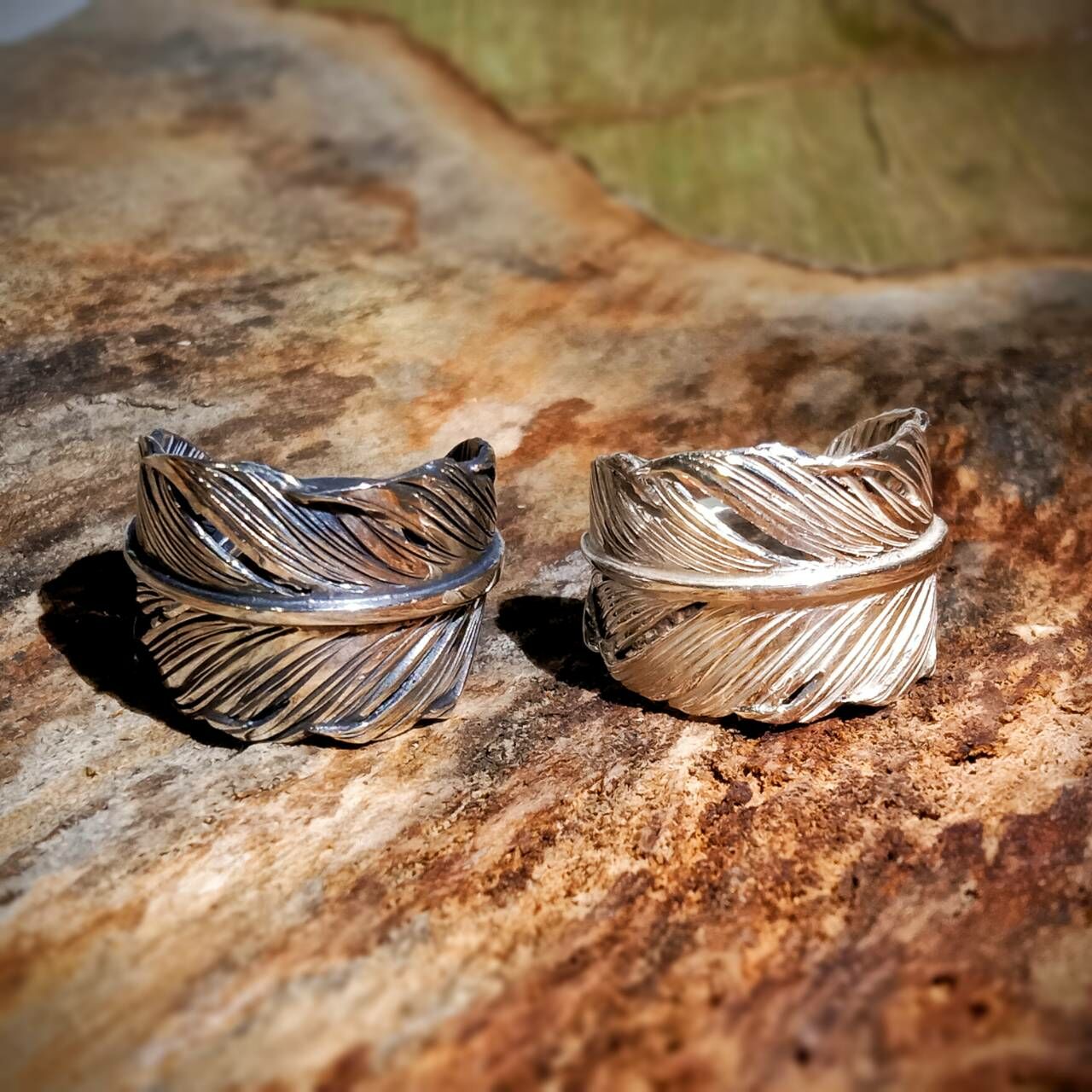 *Black Venom Jewelry- Freedom & Prayer 純銀勃羽戒