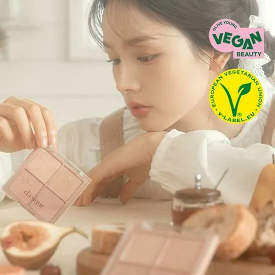 dasique 四宫格全啞光胭脂盤 #10 Muted Nuts