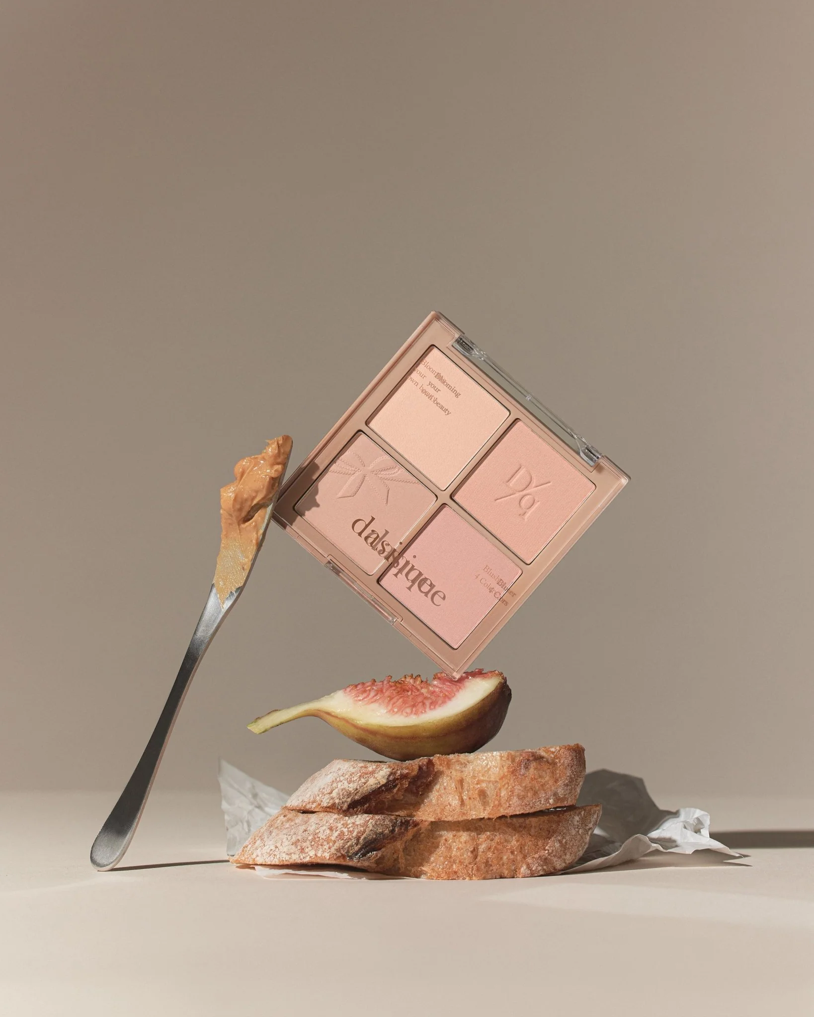 dasique 四宫格全啞光胭脂盤 #10 Muted Nuts