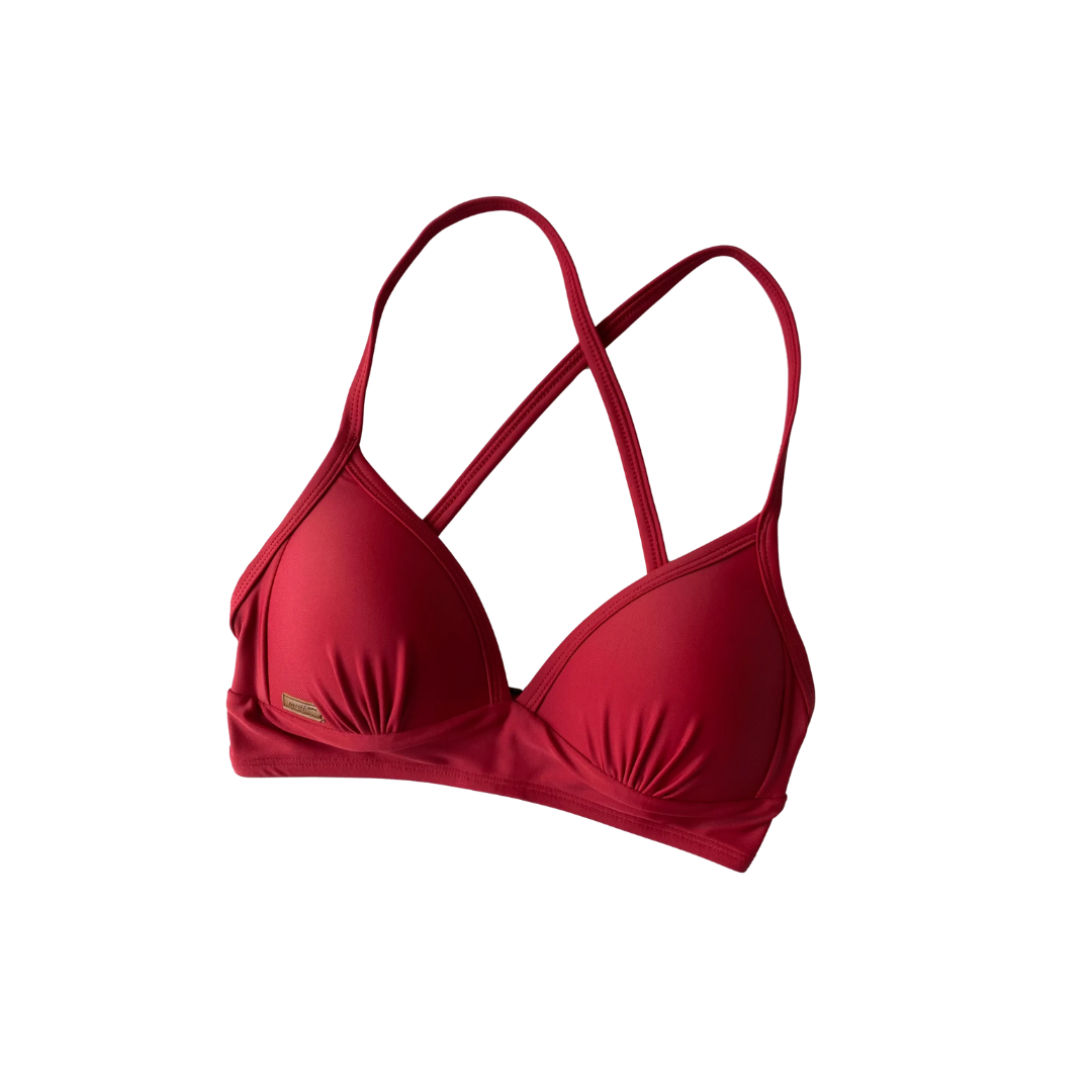 ▲Muiiswim Ulva 美胸集中款 美胸馬甲上衣  綁帶式  櫻桃紫