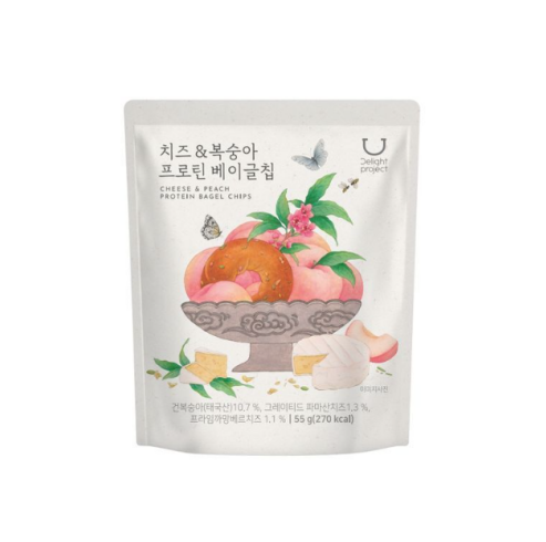 DELIGHT PROJECT 新包裝芝士桃味低熱量貝果脆脆