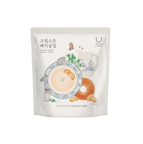 DELIGHT PROJECT 新包裝忌廉濃湯味低熱量貝果脆脆